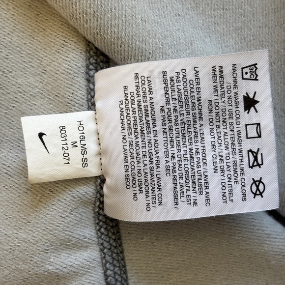 NIKE PRO HYPERWARM TRAINING HOODIE WMNS Size M 803112-071 Gray - Picture 5 of 7